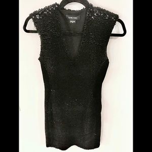 Marciano Velvet and Sequin Cocktail Dreas